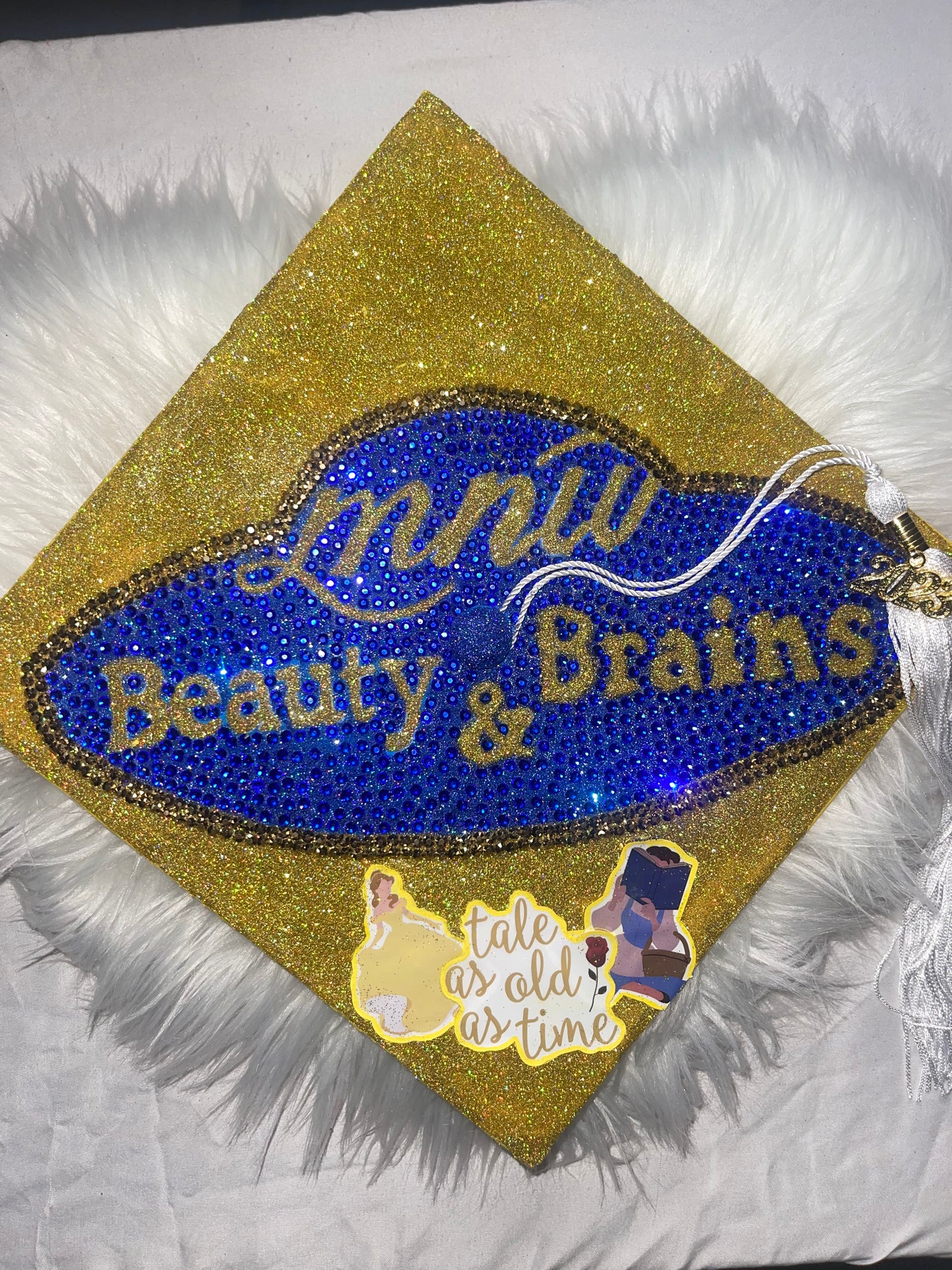 Beauty & Brains Grad Cap