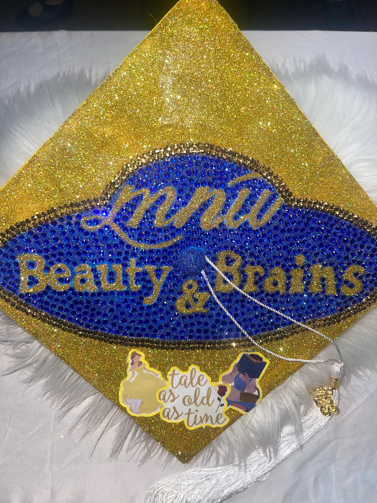 Beauty & Brains Grad Cap